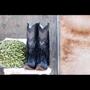 Fringe Corral Boots